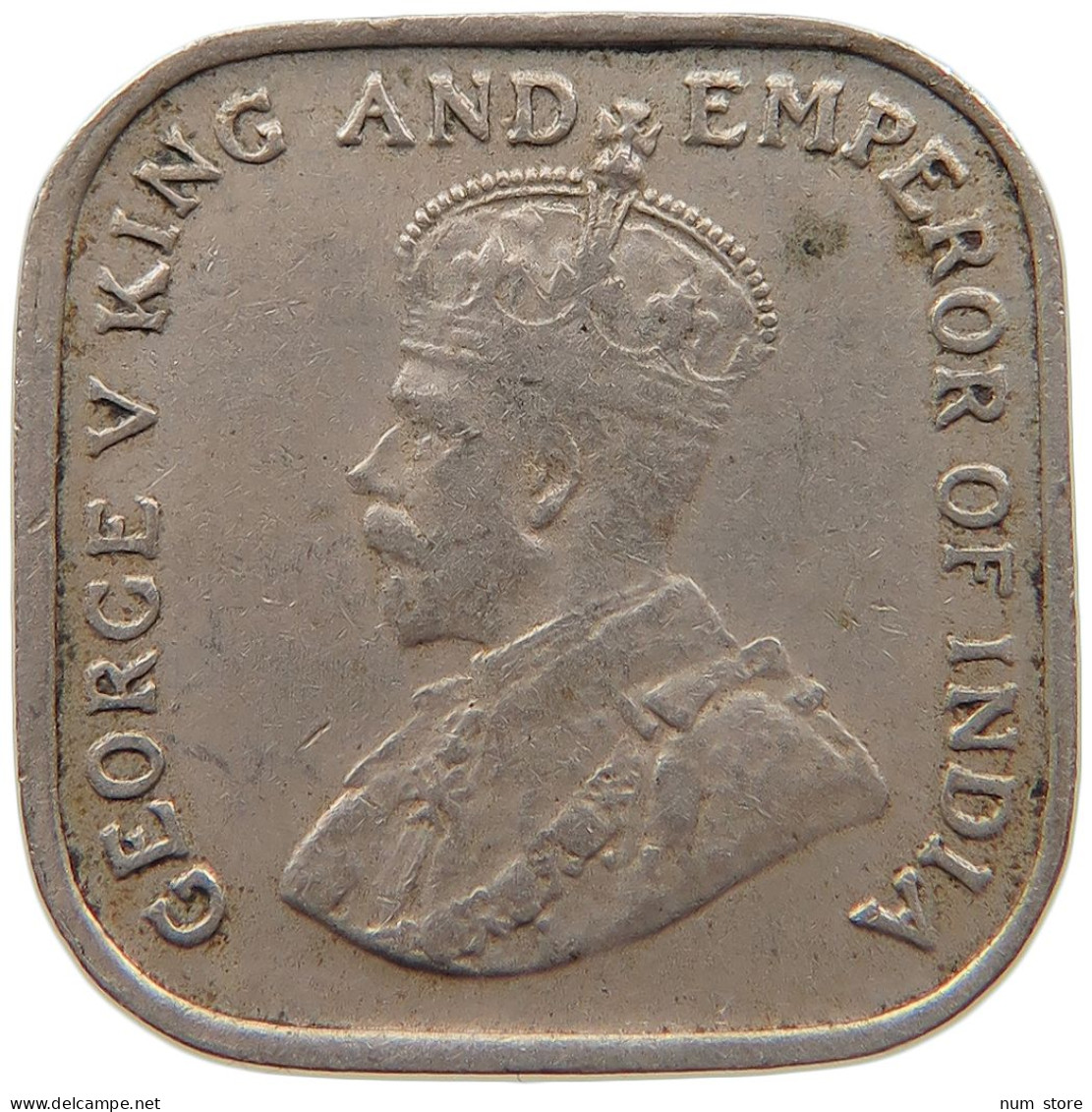 CEYLON 5 CENTS 1920 #s087 0283 - Sri Lanka