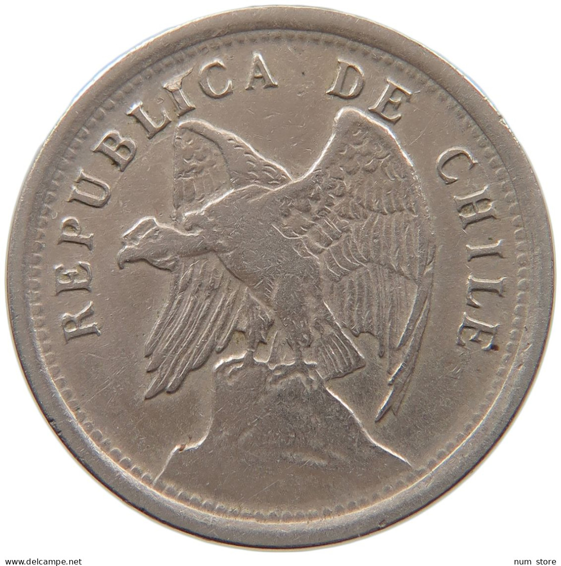 CHILE 20 CENTAVOS 1921 #s087 0597 - Chile