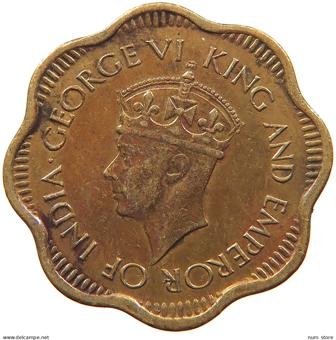 CEYLON 10 CENTS 1944 #s081 0009 - Sri Lanka