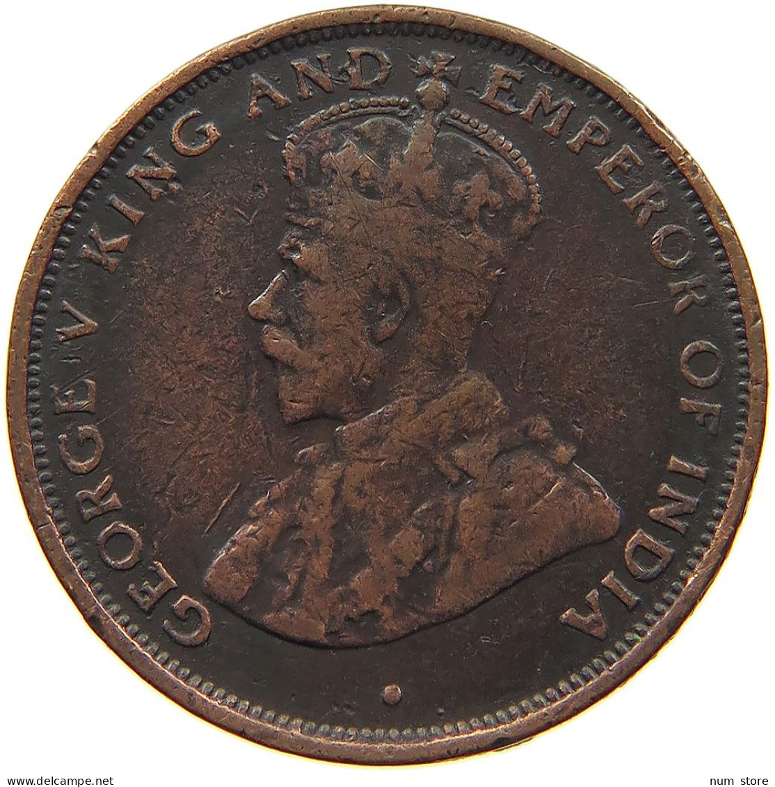 CEYLON 1 CENT 1928 #s084 0389 - Sri Lanka