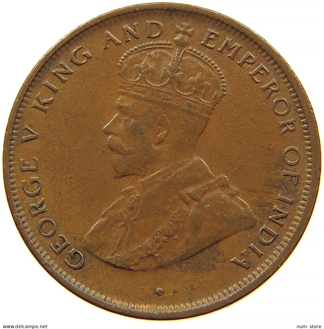 CEYLON 1 CENT 1912 #s084 0397 - Sri Lanka