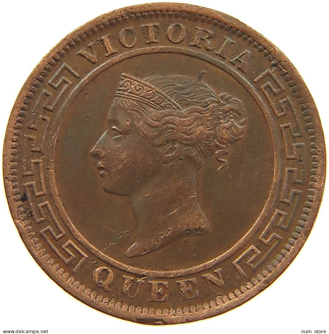 CEYLON 1 CENT 1900 #s083 0099 - Sri Lanka