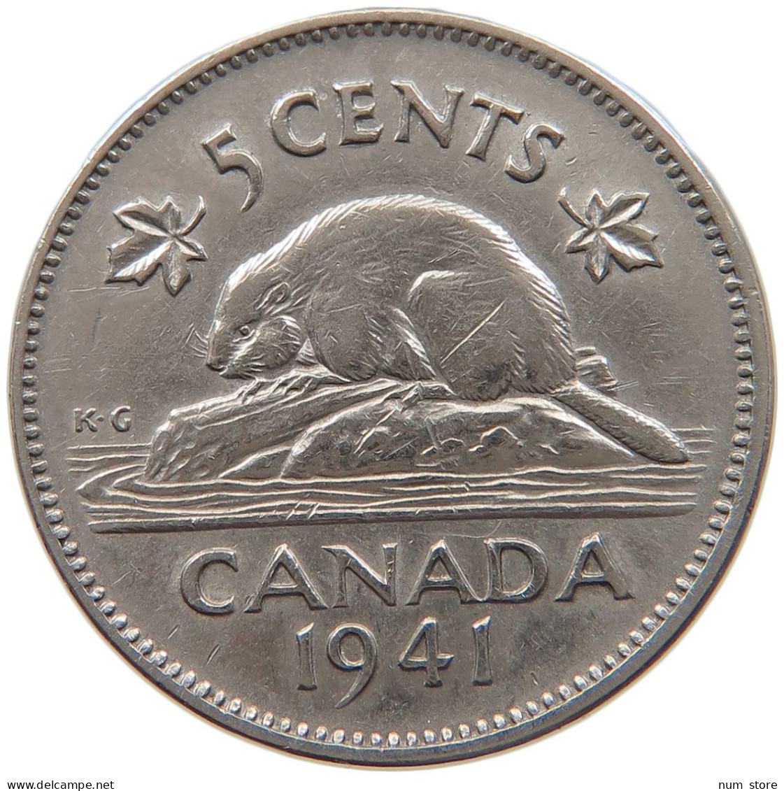 CANADA 5 CENTS 1941 #s087 0245 - Canada