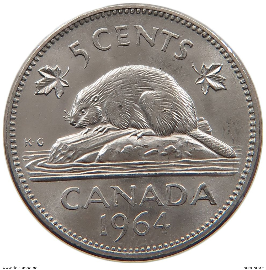 CANADA 5 CENTS 1964 #s081 0265 - Canada