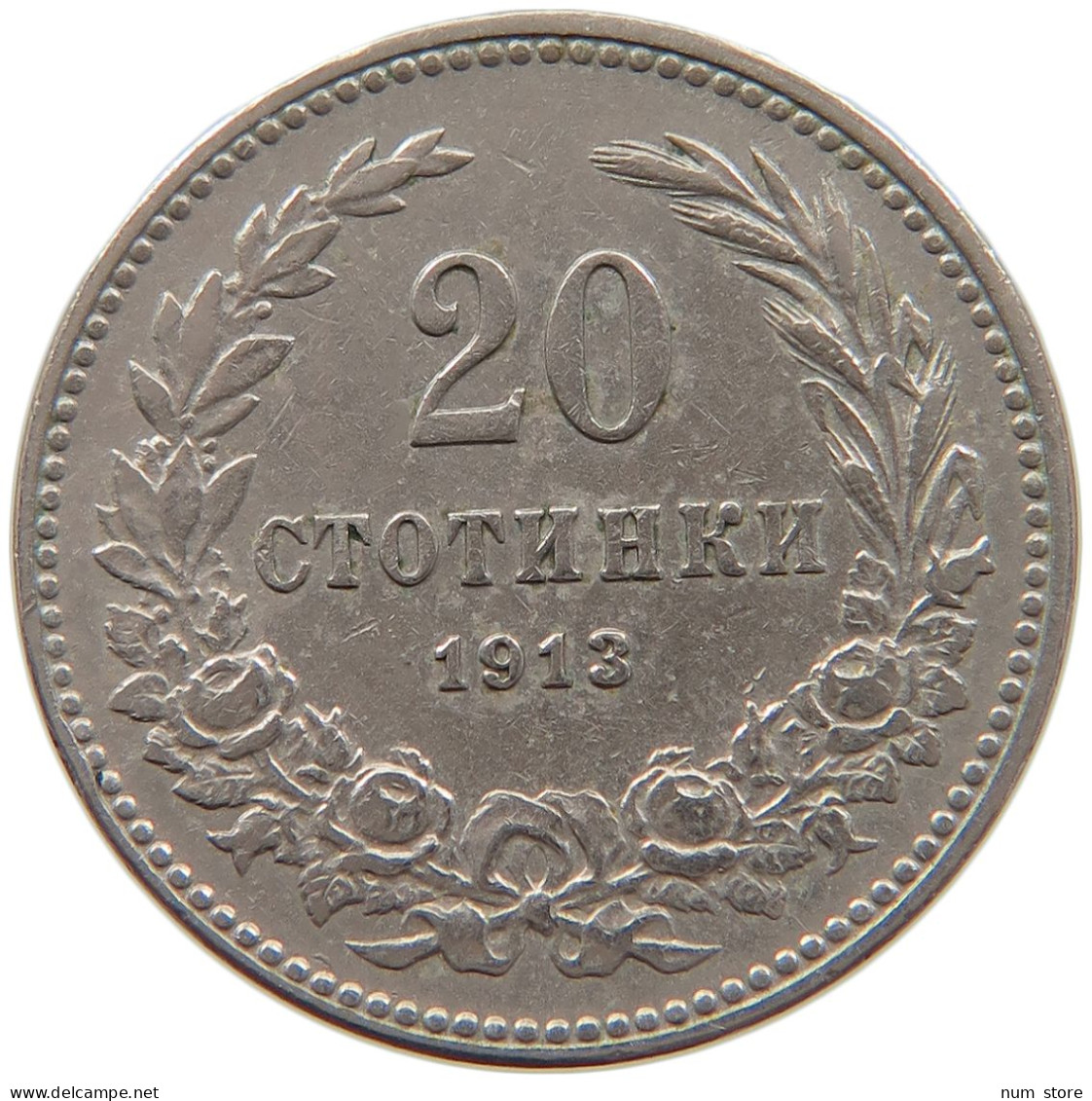 BULGARIA 20 STOTINKI 1913 #s087 0339 - Bulgaria