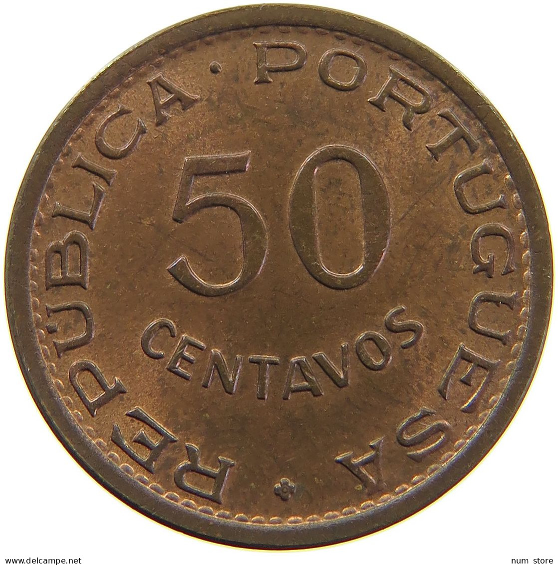 CAPE VERDE 50 CENTAVOS 1968 #s083 0445 - Cape Verde