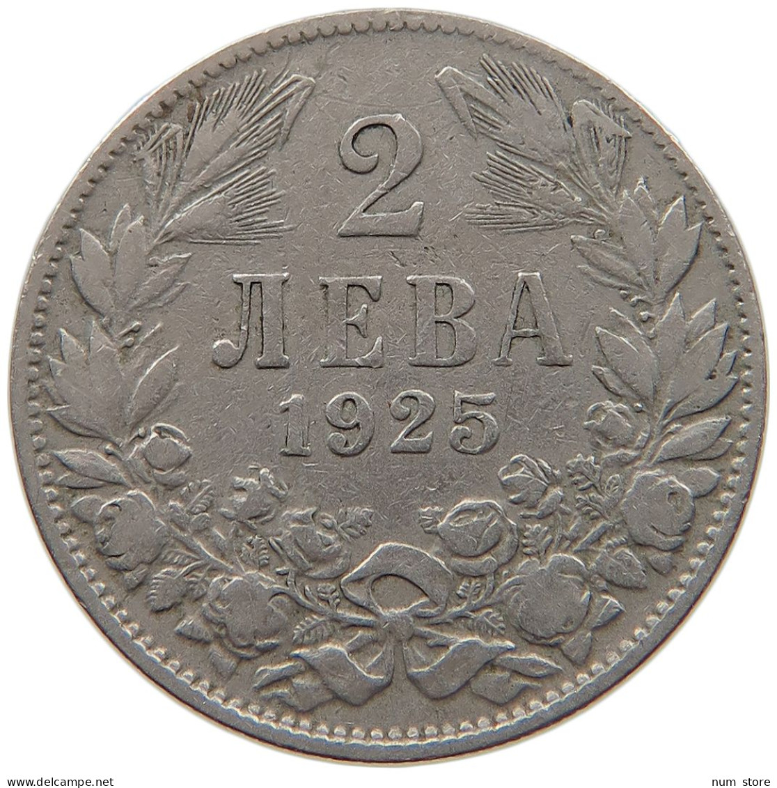 BULGARIA 2 LEVA 1925 #s087 0645 - Bulgarien