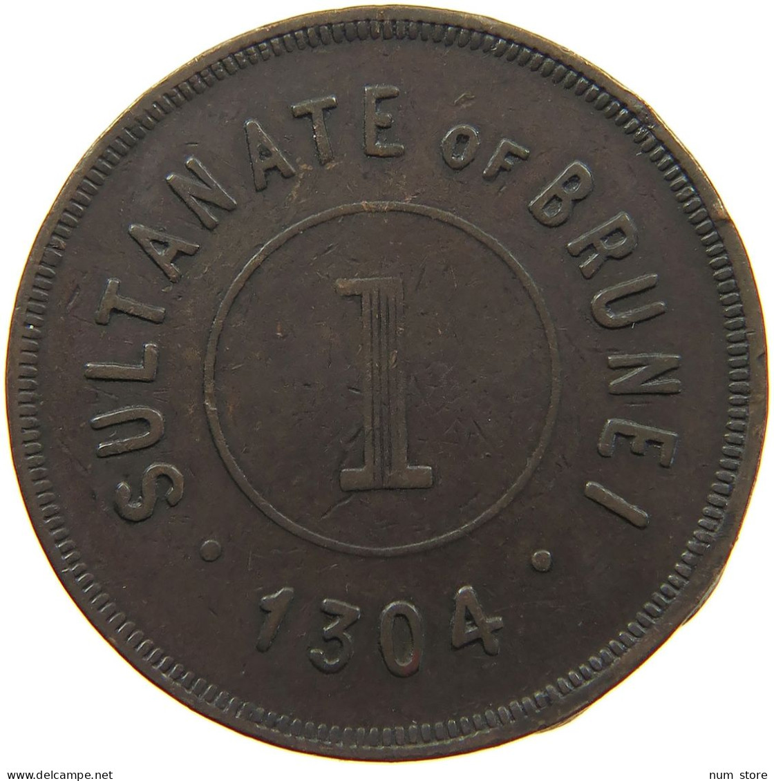 BRUNEI 1 CENT 1304 #s085 0155 - Brunei