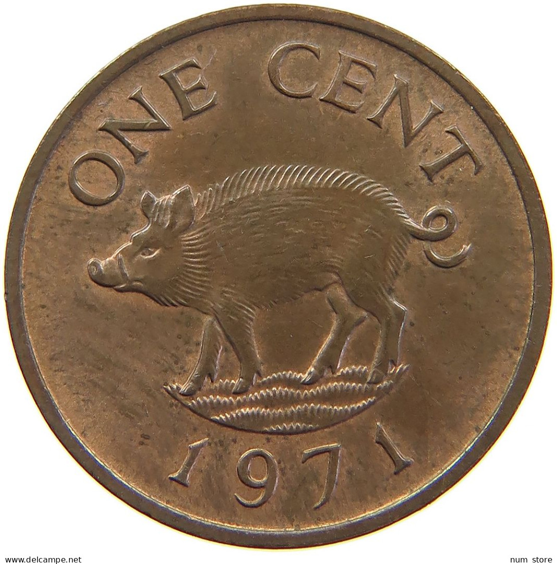 BERMUDA CENT 1971 TOP #s083 0467 - Bermudes