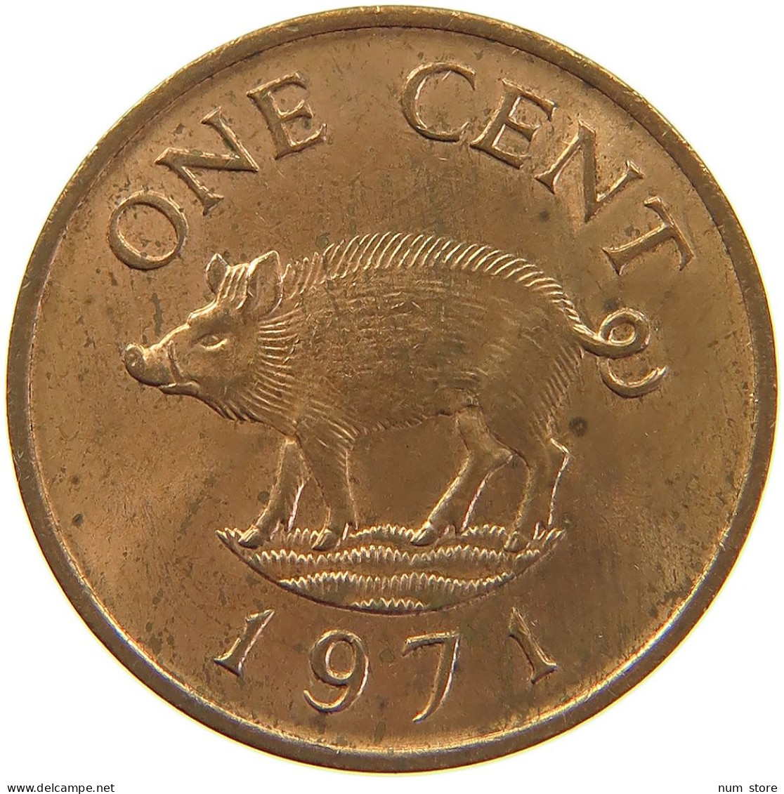 BERMUDA CENT 1971 TOP #s083 0465 - Bermudas