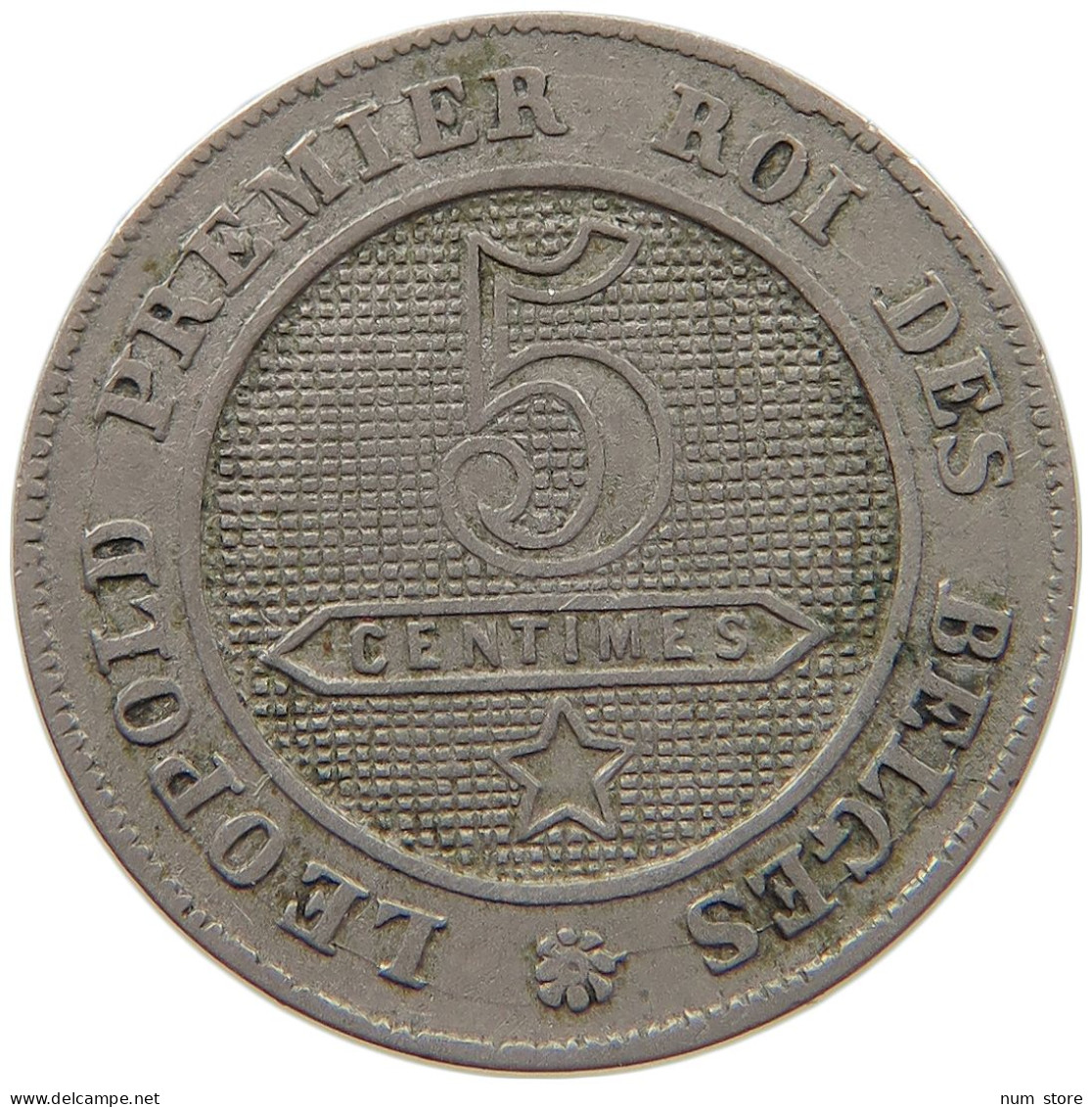 BELGIUM 5 CENTIMES 1861 #s084 0715 - 5 Cent