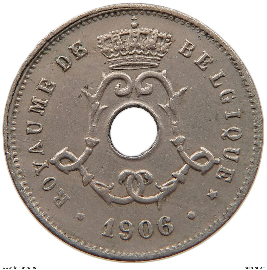 BELGIUM 5 CENTIMES 1906 #s084 0777 - 5 Cents