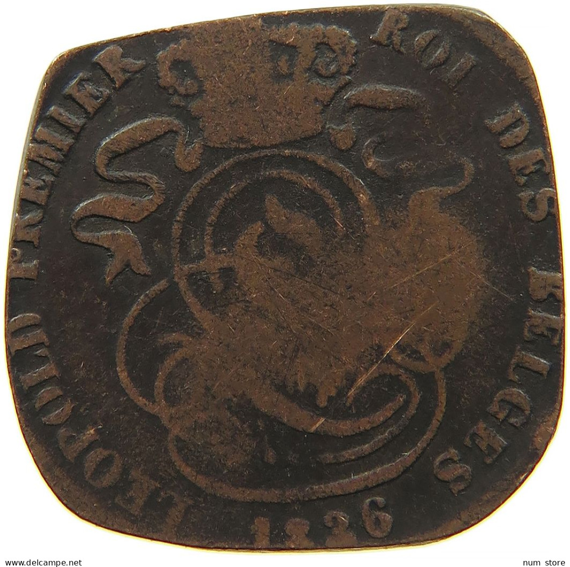 BELGIUM 2 CENTIMES 1836 #s083 0591 - 2 Cents