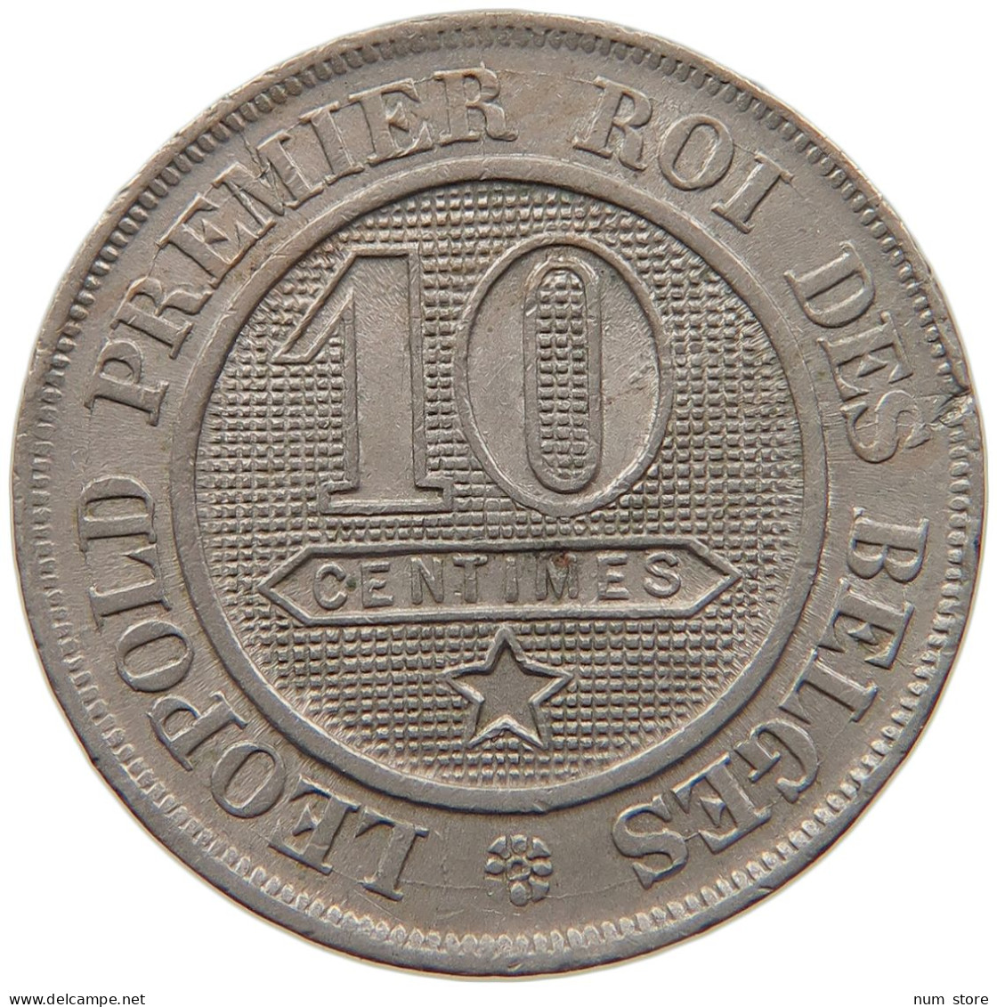 BELGIUM 10 CENTIMES 1862 #s087 0415 - 10 Cent