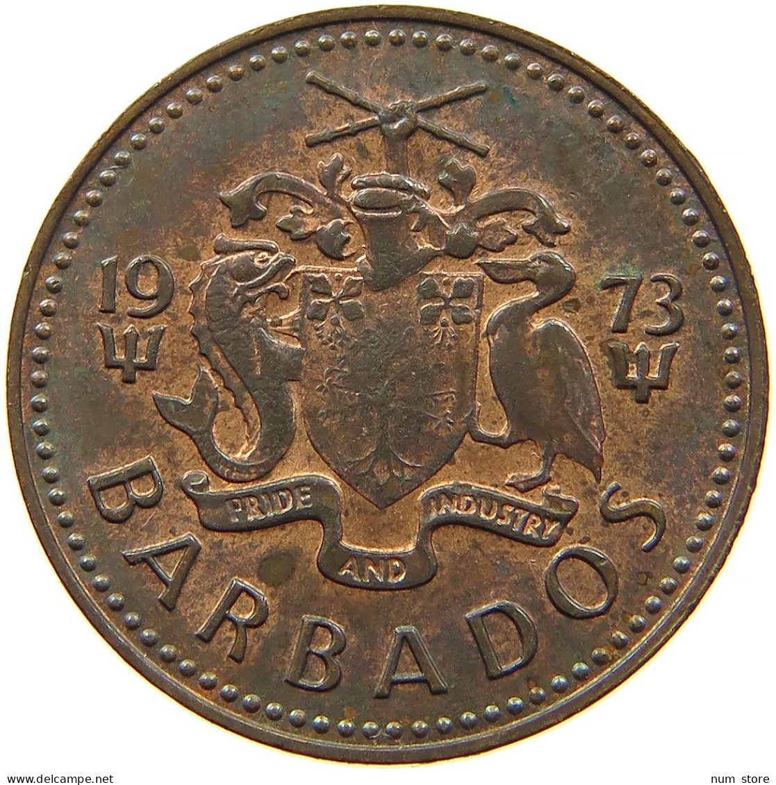 BARBADOS CENT 1973 #s083 0521 - Barbades