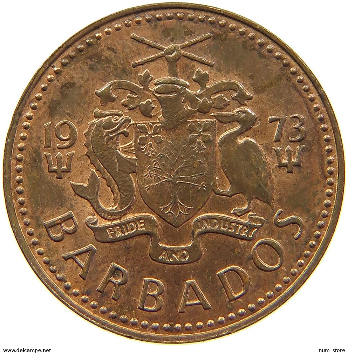 BARBADOS CENT 1973 #s083 0523 - Barbades