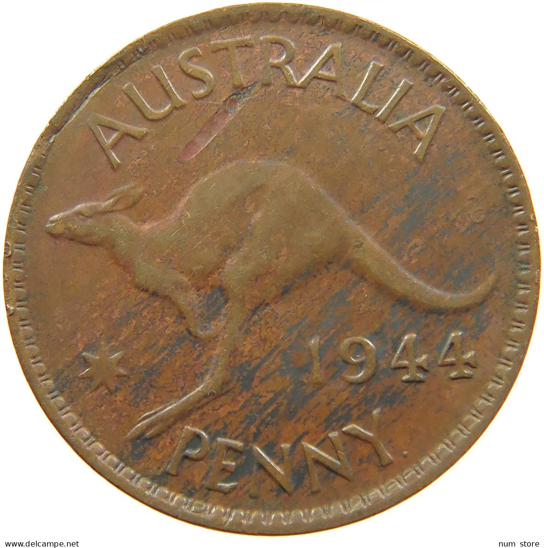 AUSTRALIA PENNY 1944 #s085 0049 - Penny