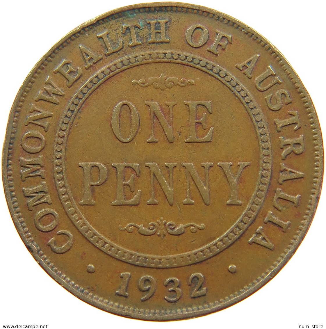 AUSTRALIA PENNY 1932 #s085 0063 - Penny