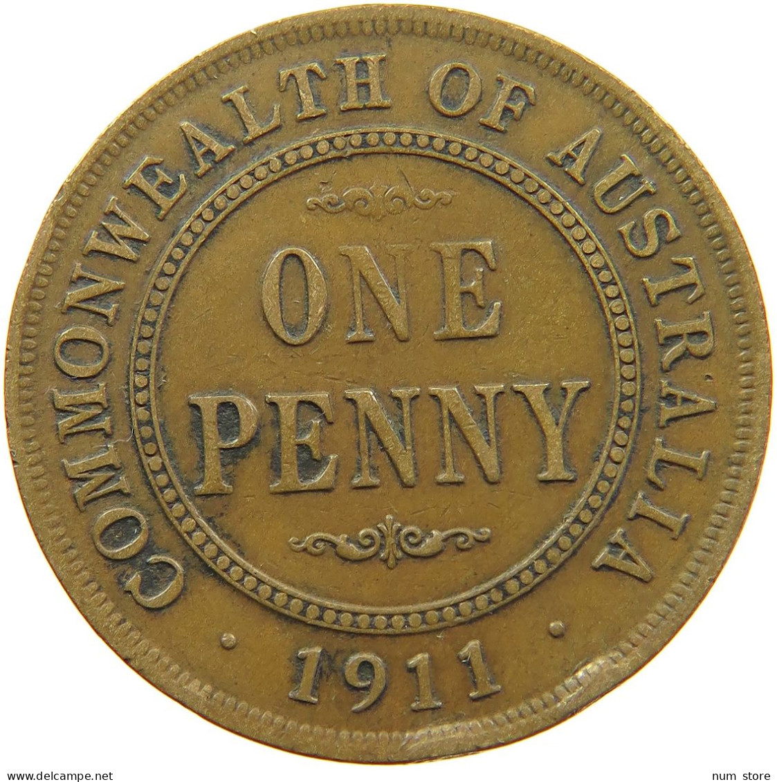 AUSTRALIA PENNY 1911 #s085 0061 - Penny