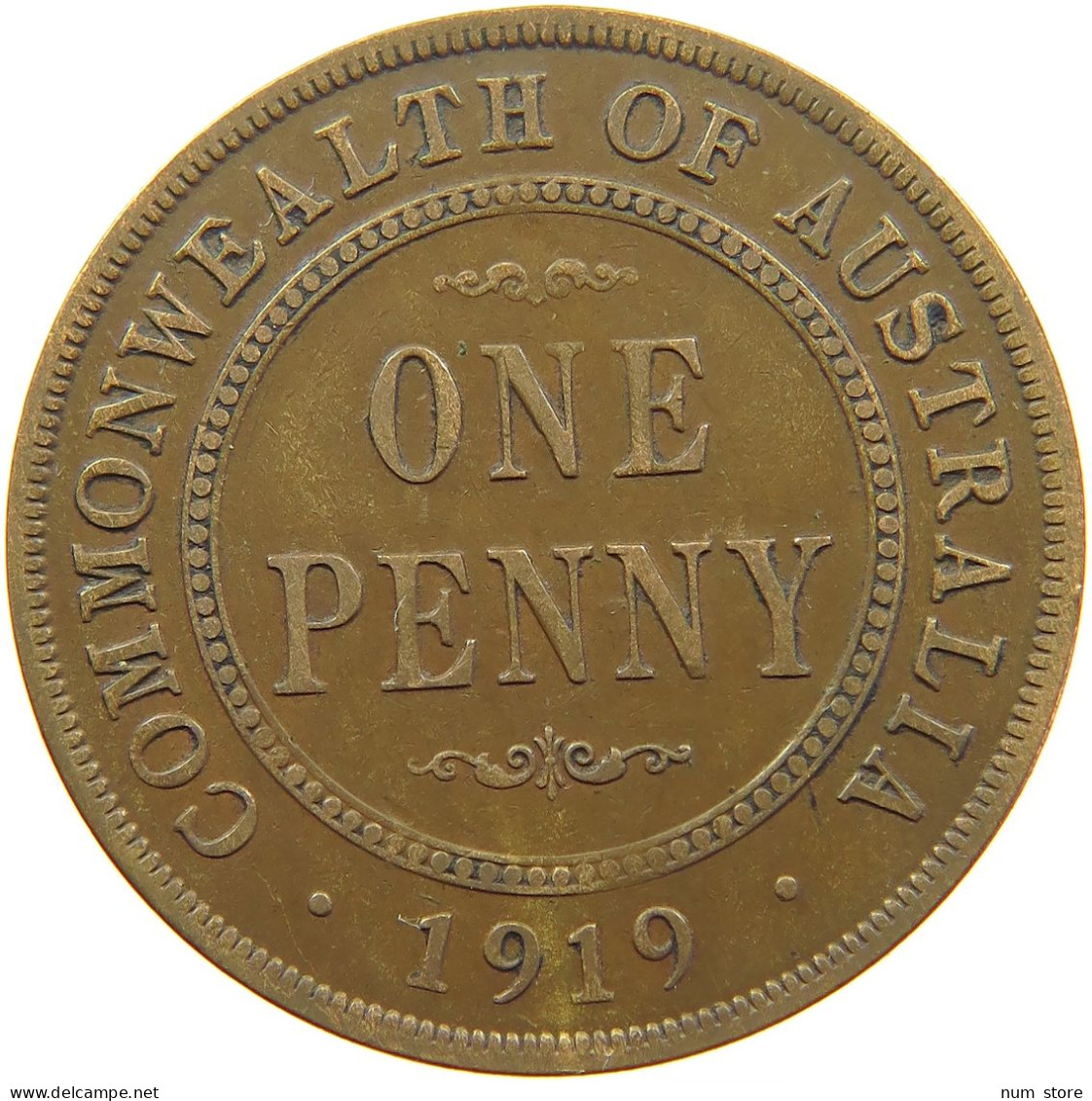 AUSTRALIA PENNY 1919 #s085 0059 - Penny
