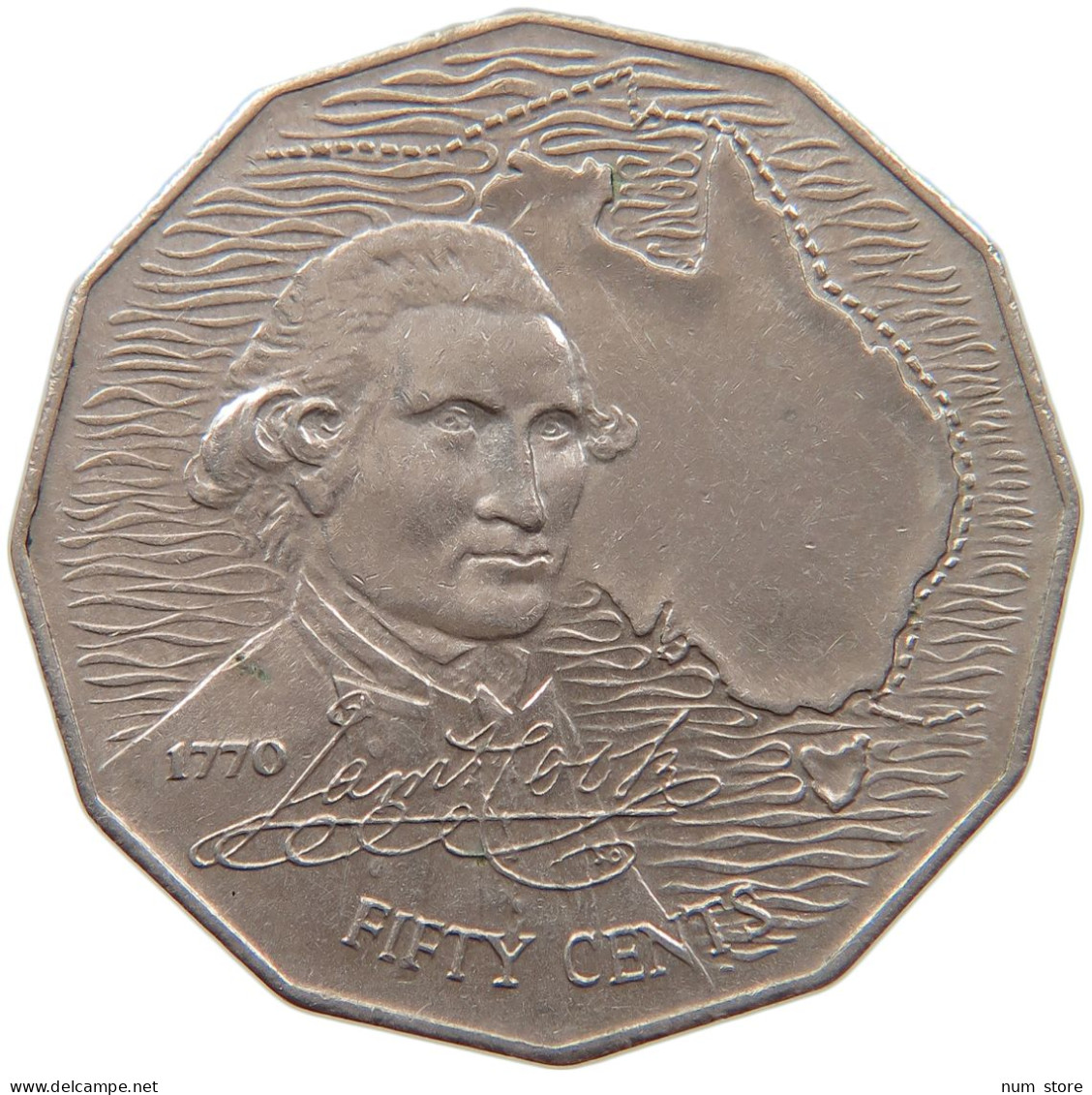 AUSTRALIA 50 CENTS 1970 #s086 0233 - 50 Cents