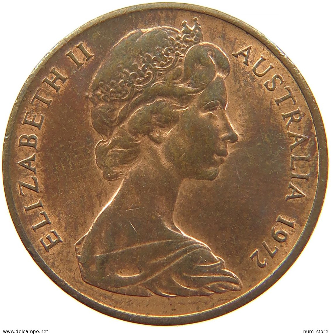 AUSTRALIA 2 CENTS 1972 #s083 0297 - 2 Cents