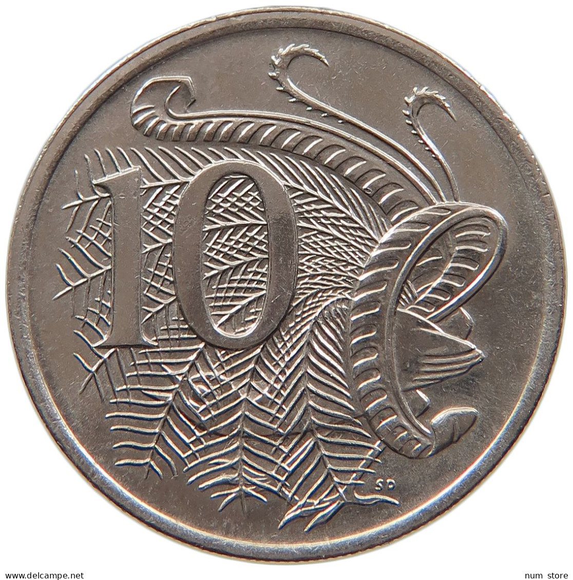 AUSTRALIA 10 CENTS 1977 #s087 0625 - 10 Cents