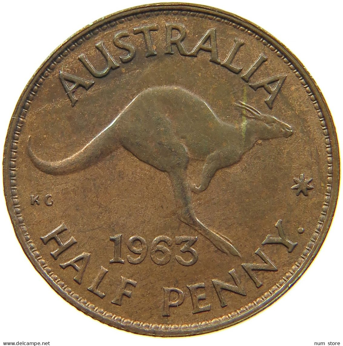 AUSTRALIA 1/2 PENNY 1963 #s086 0009 - ½ Penny