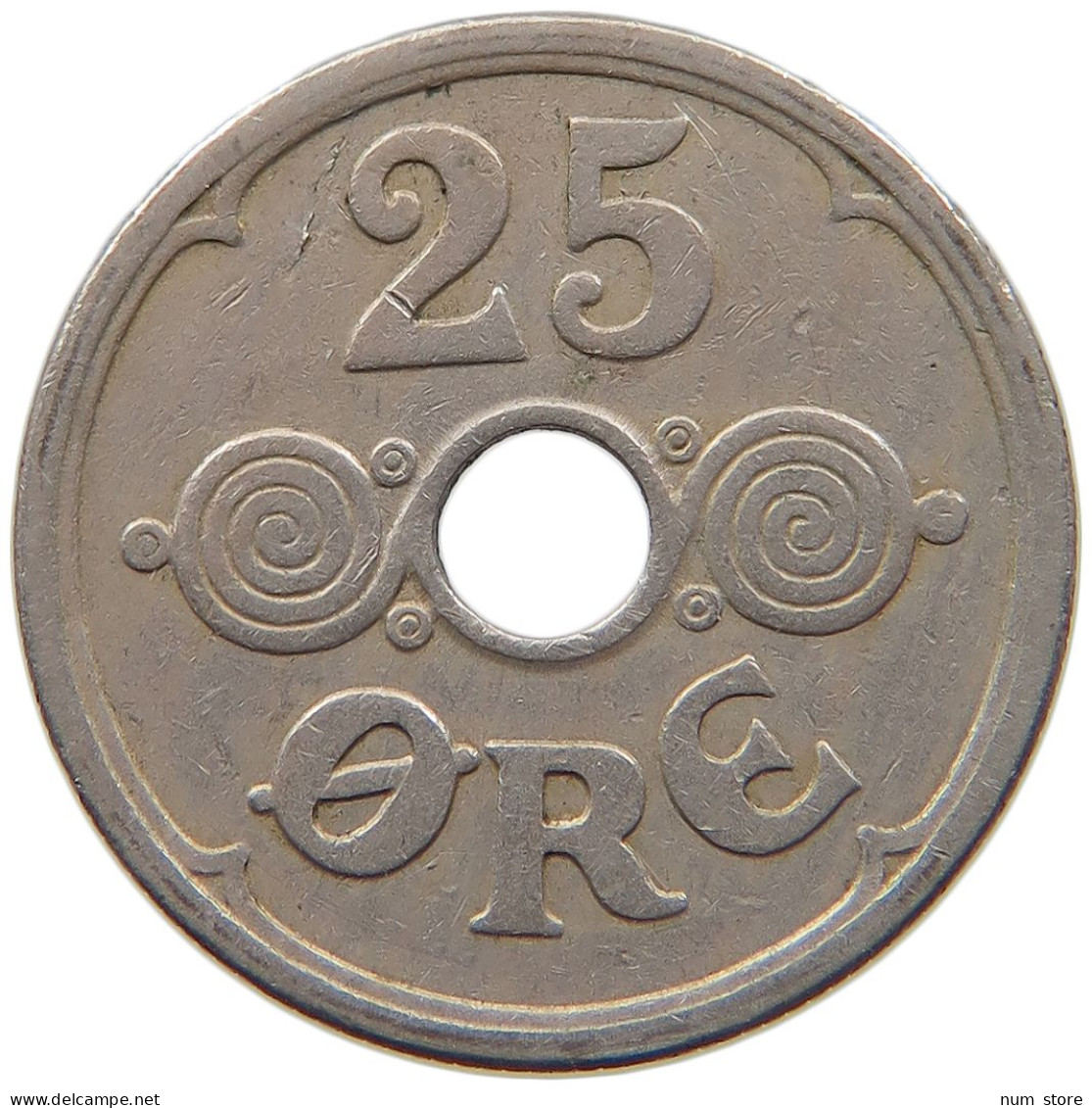 DENMARK 25 ÖRE 1933 #s087 0659 - Danemark