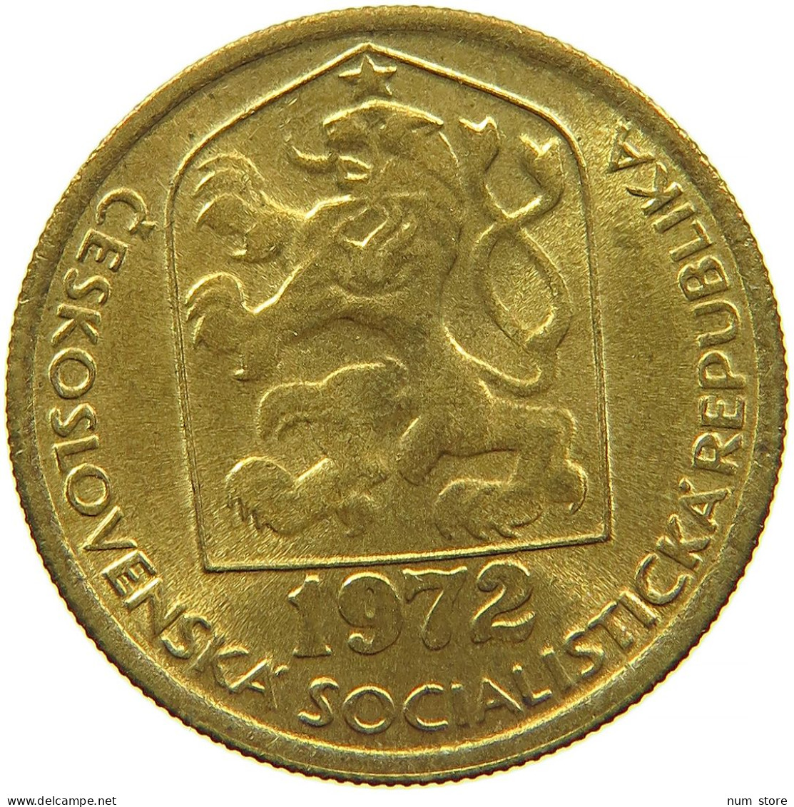 CZECHOSLOVAKIA 20 HALERU 1972 #s088 0605 - Tchécoslovaquie