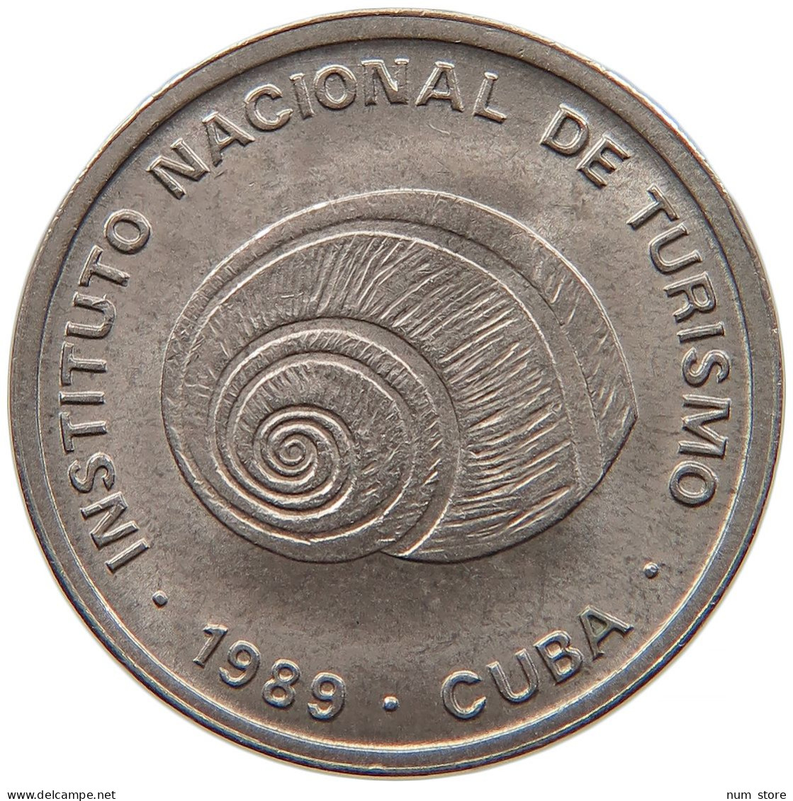 CUBA 5 CENTAVOS 1989 #s082 0159 - Cuba