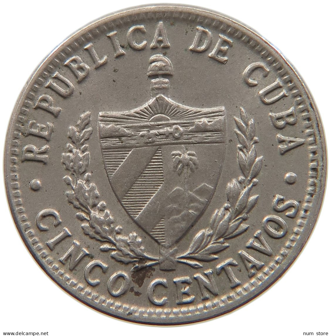 CUBA 5 CENTAVOS 1961 #s087 0333 - Cuba