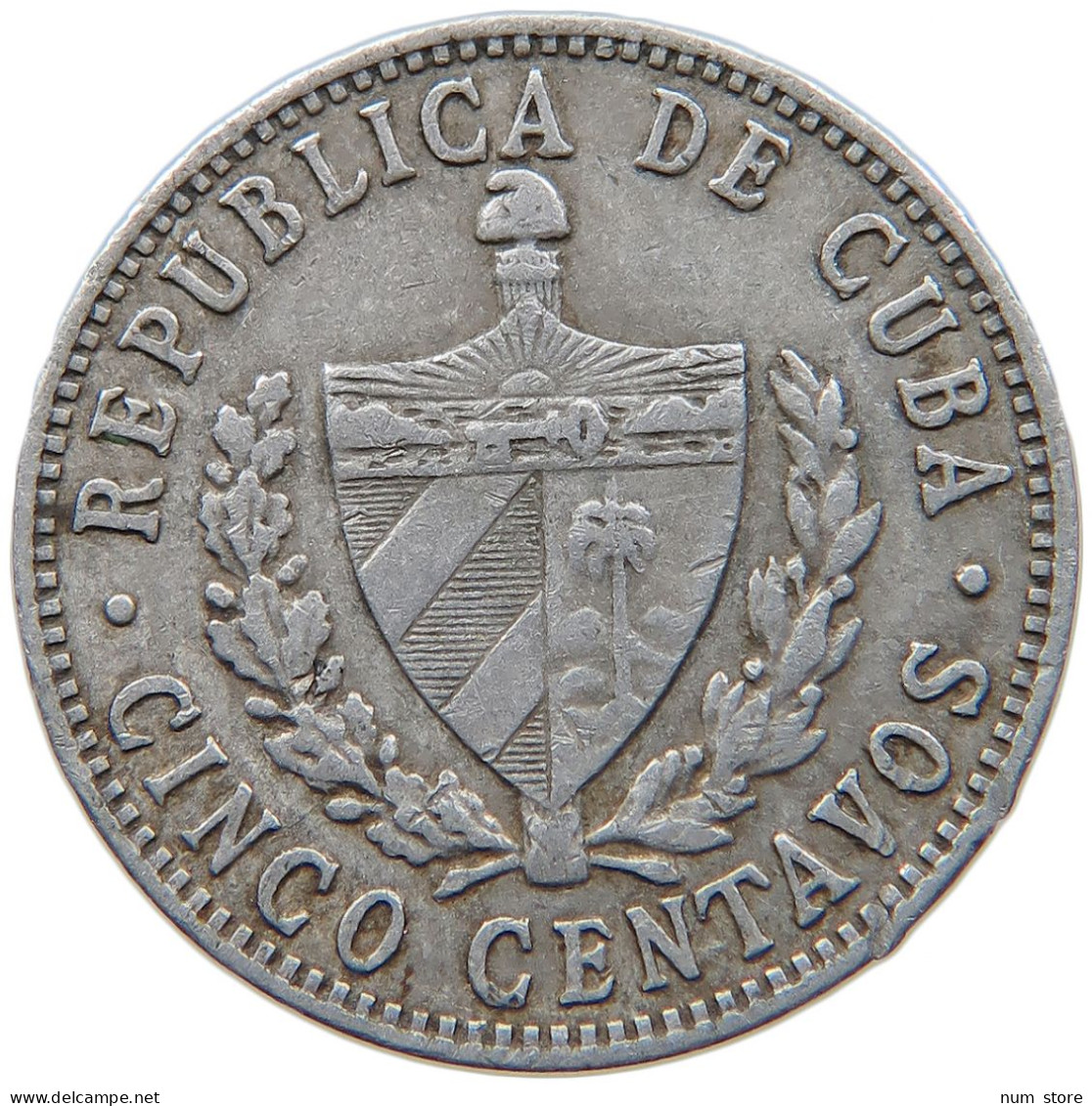 CUBA 5 CENTAVOS 1968 #s082 0127 - Cuba