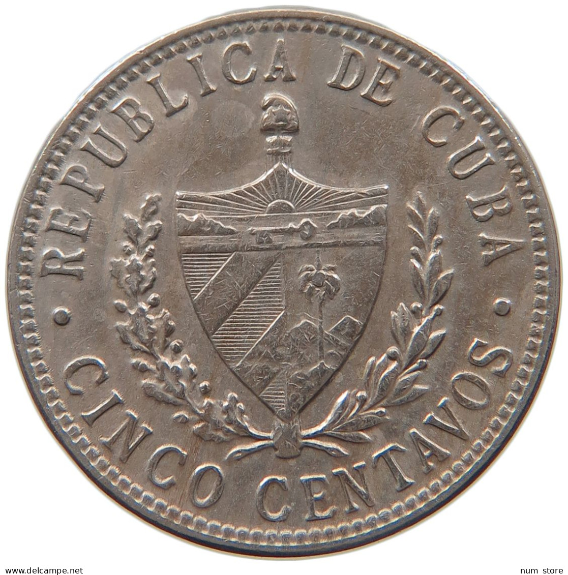 CUBA 5 CENTAVOS 1946 #s087 0413 - Kuba