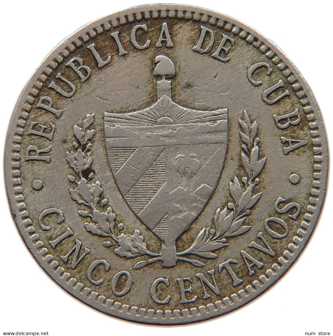 CUBA 5 CENTAVOS 1915 #s082 0135 - Kuba