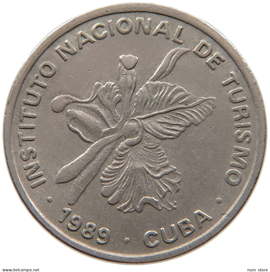 CUBA 25 CENTAVOS 1989 #s082 0165 - Kuba