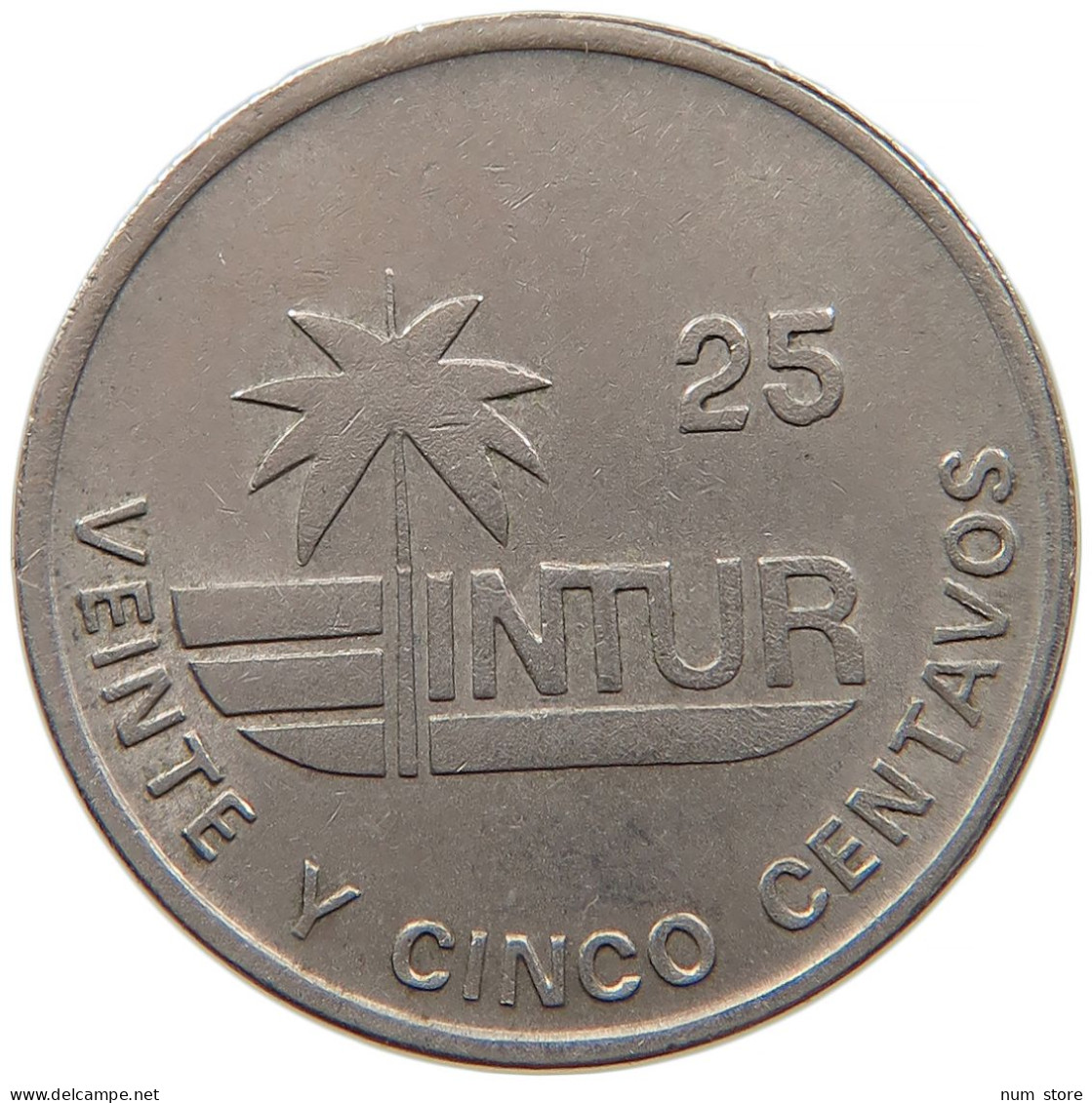 CUBA 25 CENTAVOS 1989 #s082 0165 - Cuba