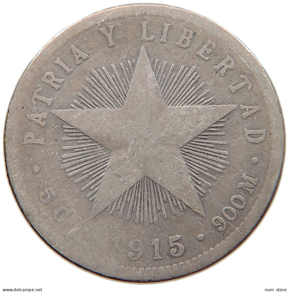 CUBA 20 CENTAVOS 1920 #s082 0147 - Cuba