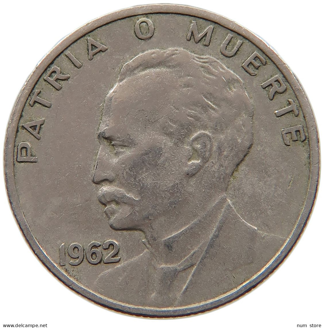 CUBA 20 CENTAVOS 1962 #s082 0171 - Kuba