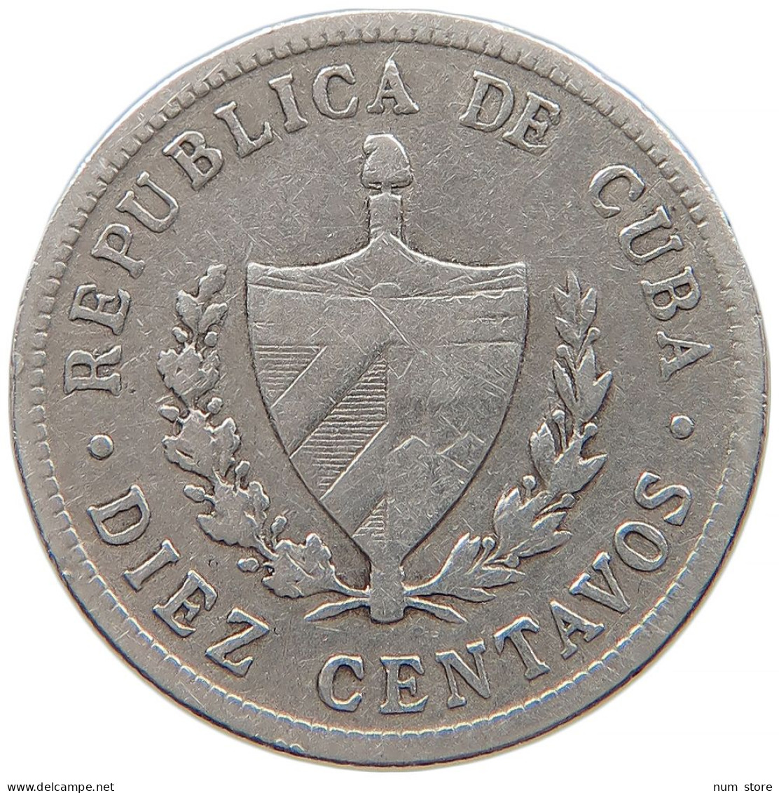 CUBA 10 CENTAVOS 1915 #s082 0123 - Kuba