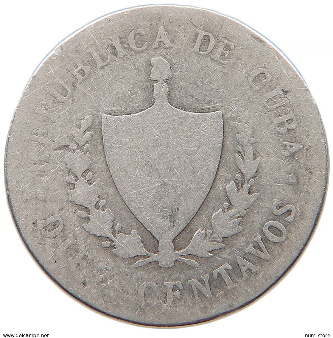 CUBA 10 CENTAVOS 1920 #s082 0121 - Kuba