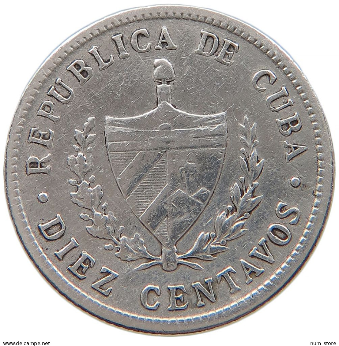 CUBA 10 CENTAVOS 1915 #s082 0125 - Cuba