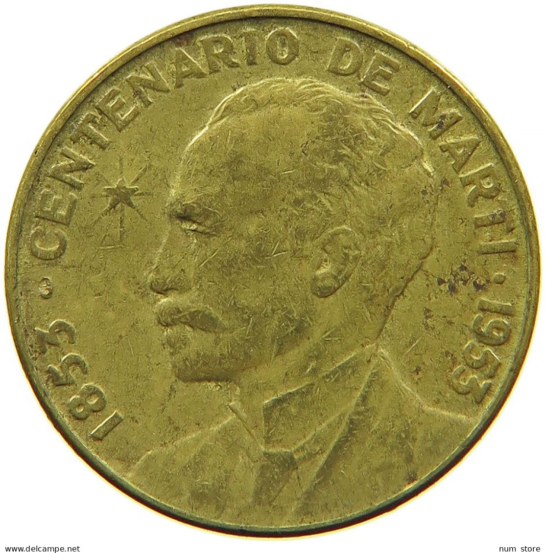 CUBA 1 CENTAVO 1953 #s088 0483 - Kuba