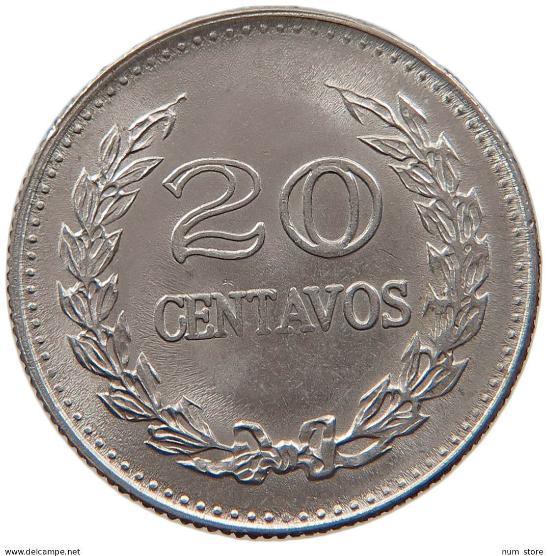 COLOMBIA 20 CENTAVOS 1969 #s081 0245 - Colombia