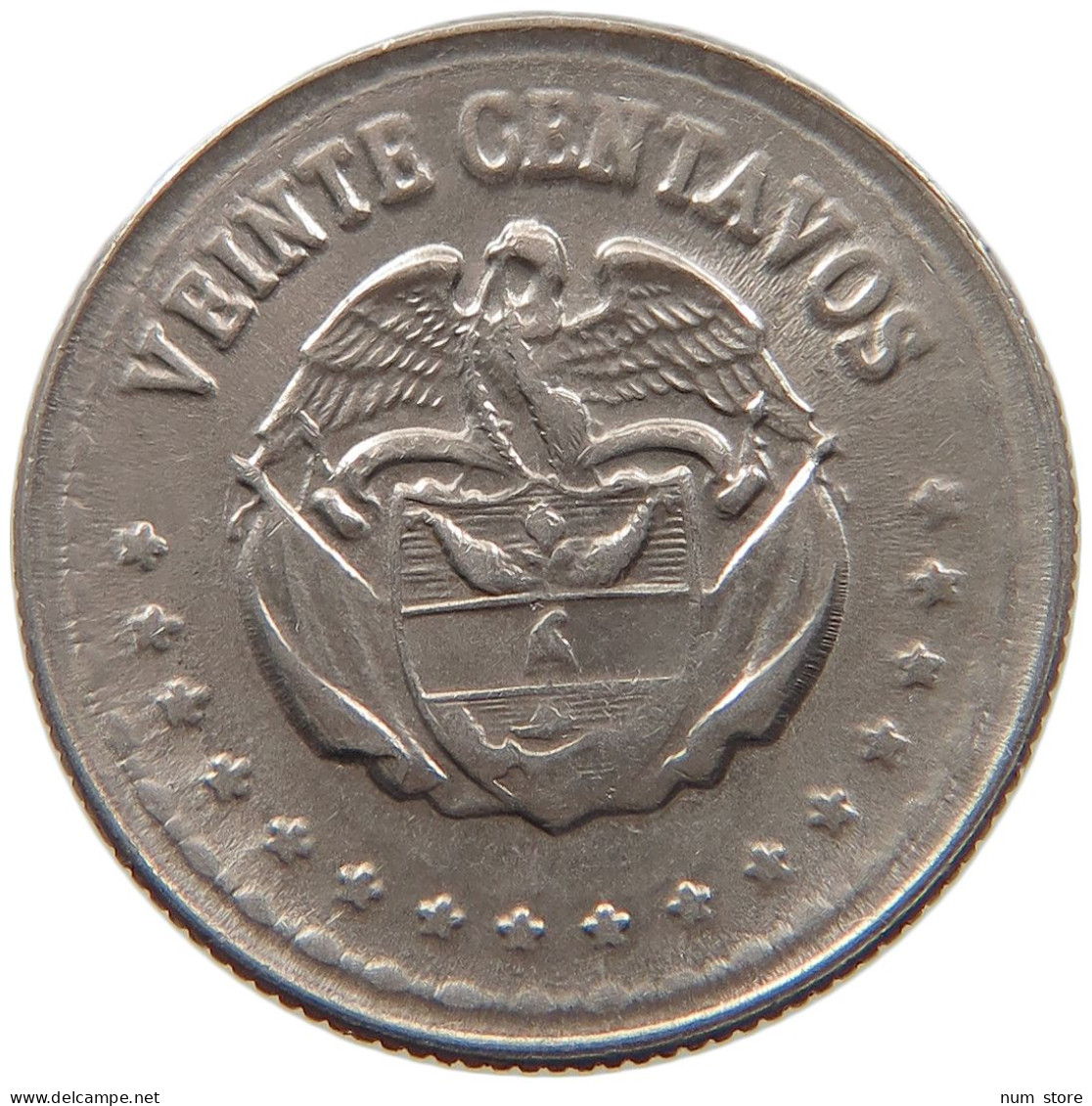 COLOMBIA 20 CENTAVOS 1959 #s087 0643 - Kolumbien