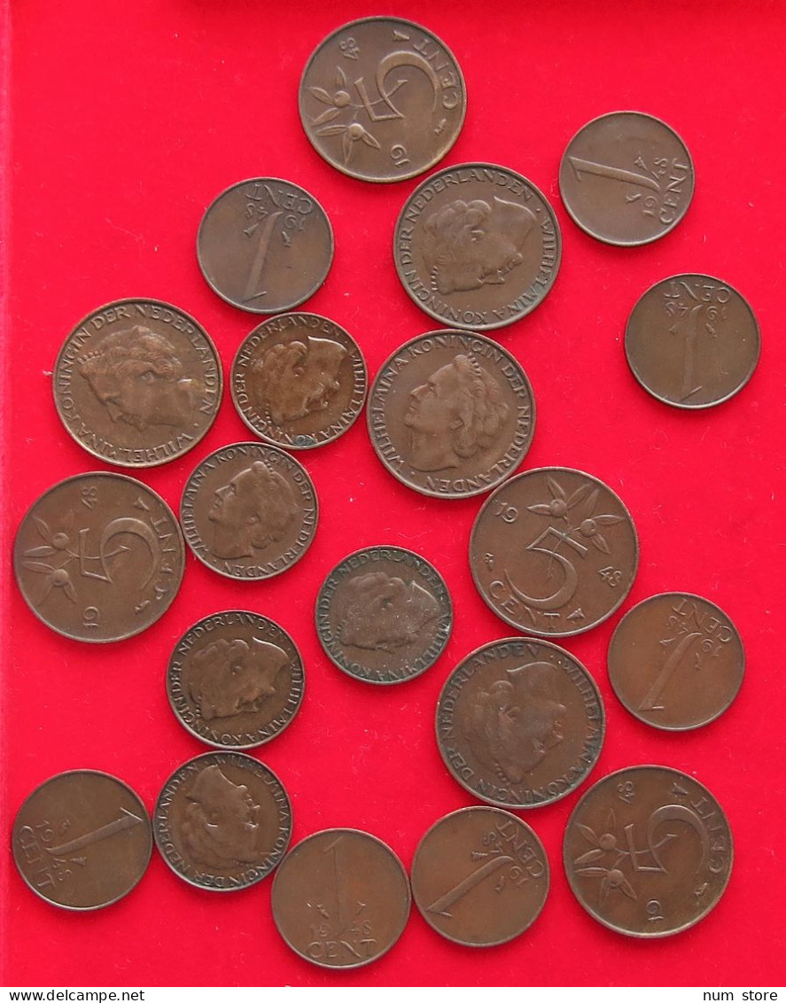 COLLECTION LOT NETHERLANDS 1 5 CENT 1948 13PC 37G #xx40 0005 - Collections