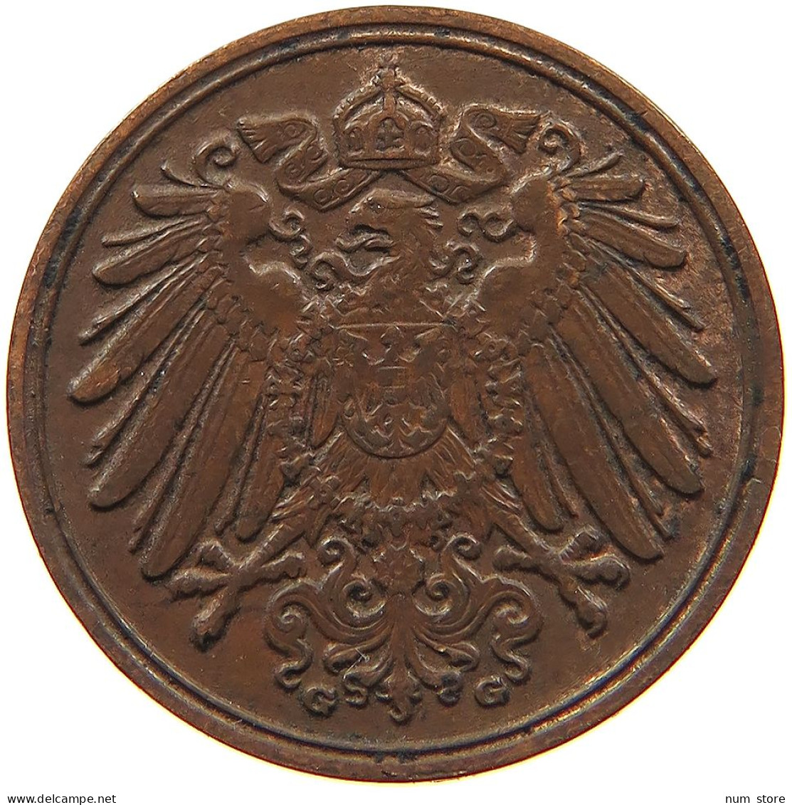 GERMANY EMPIRE 1 PFENNIG 1912 G #s081 0067 - 1 Pfennig