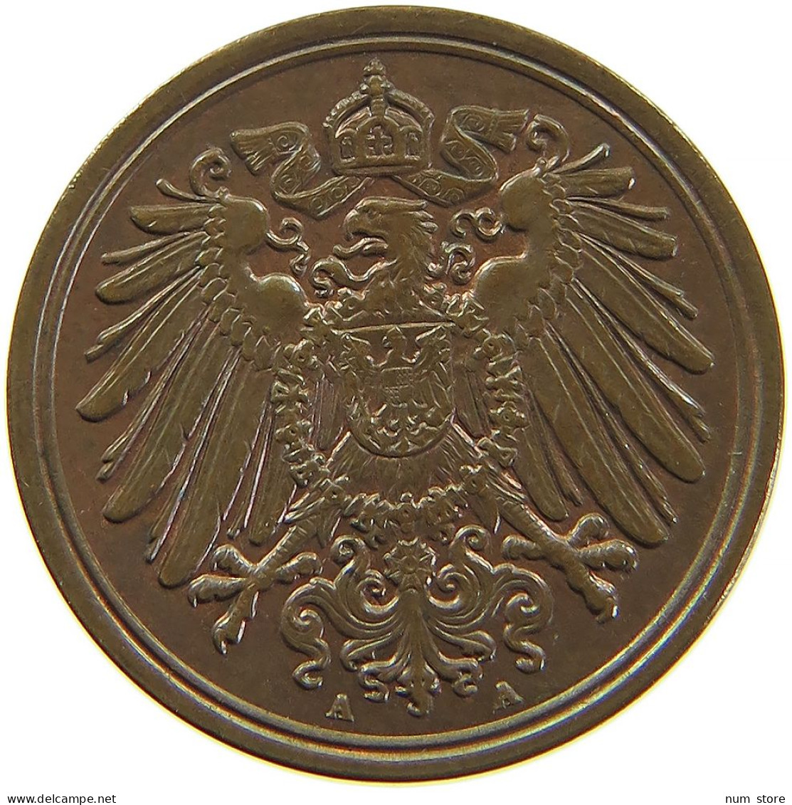 GERMANY EMPIRE 1 PFENNIG 1906 A #s083 0763 - 1 Pfennig