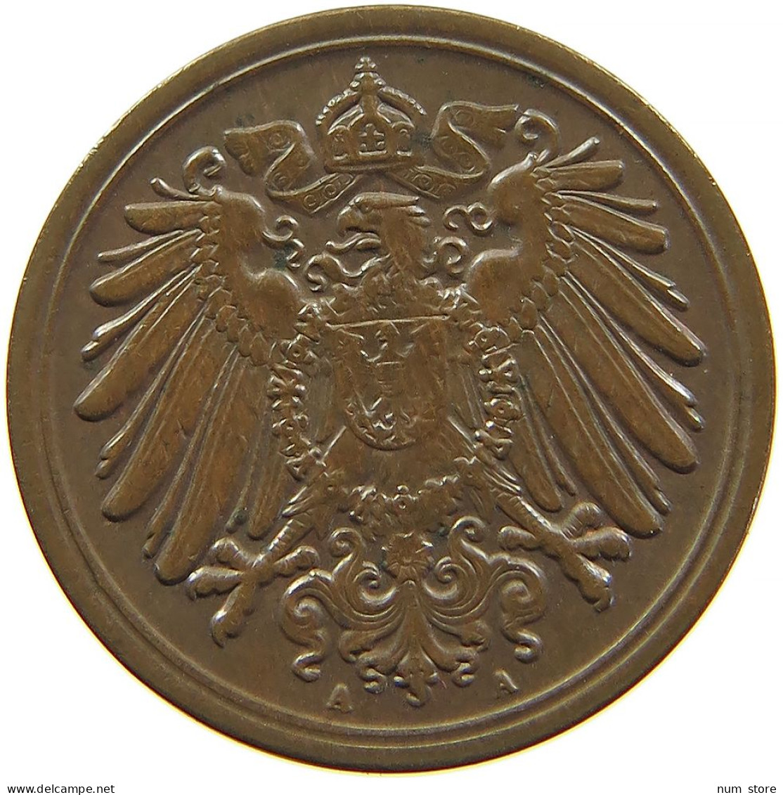 GERMANY EMPIRE 1 PFENNIG 1906 A #s083 0005 - 1 Pfennig