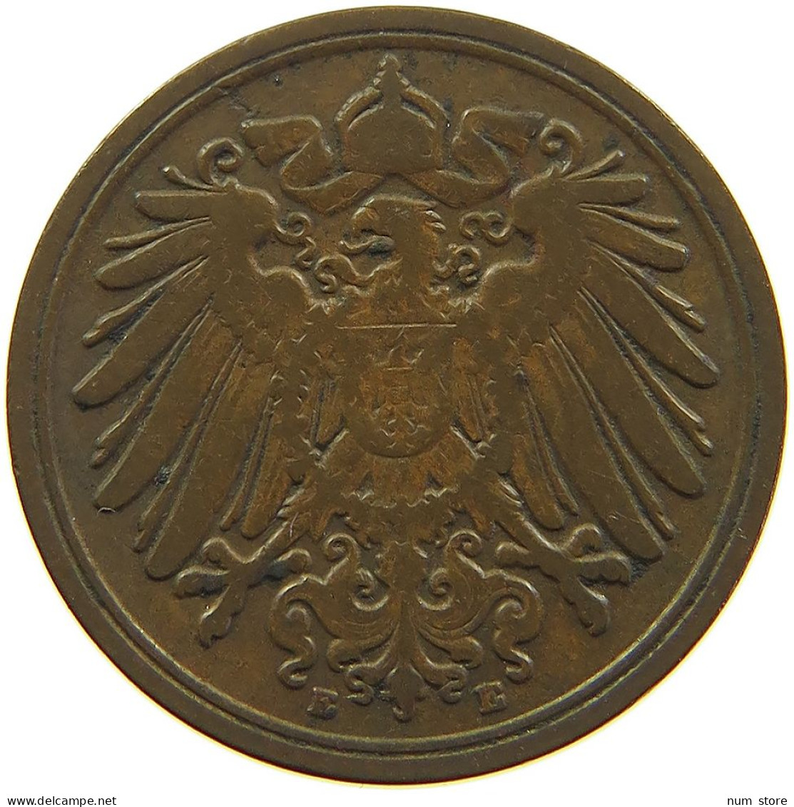 GERMANY EMPIRE 1 PFENNIG 1892 E #s083 0007 - 1 Pfennig